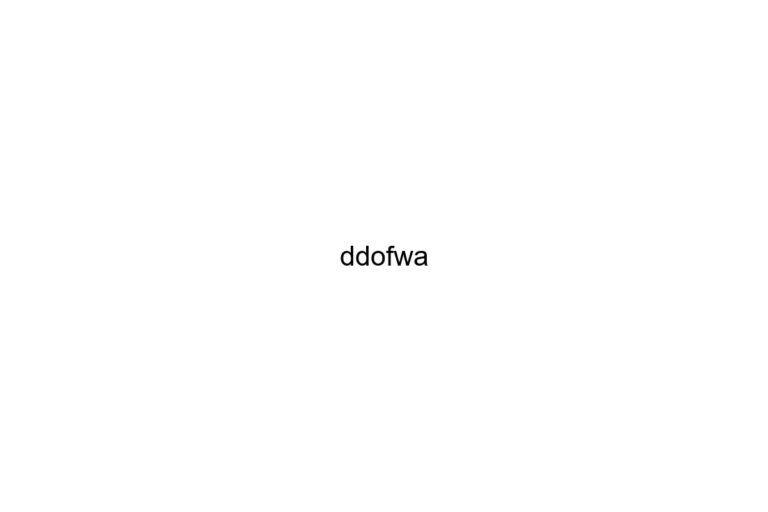 ddofwa