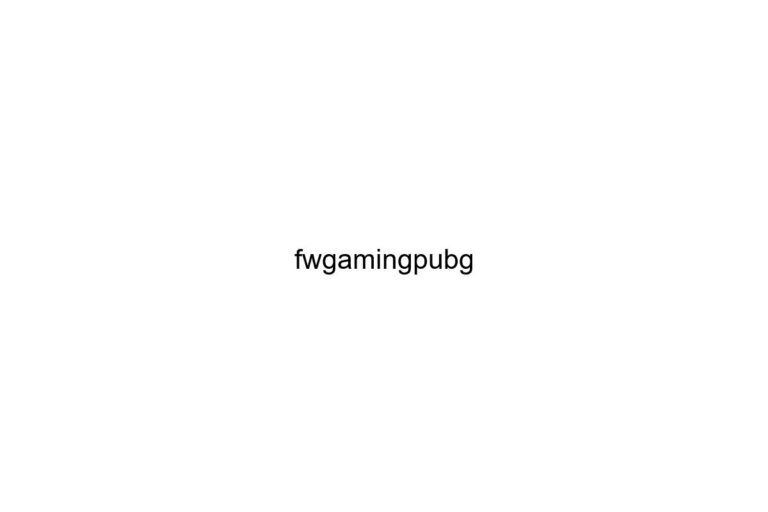 fwgamingpubg