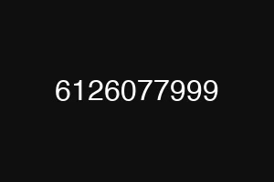 6126077999