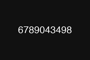 6789043498