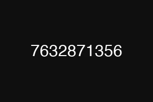 7632871356
