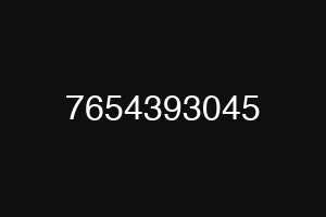 7654393045