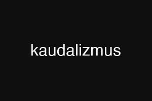 kaudalizmus