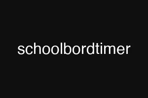 schoolbordtimer