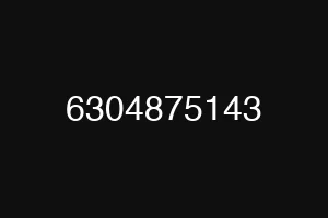 6304875143