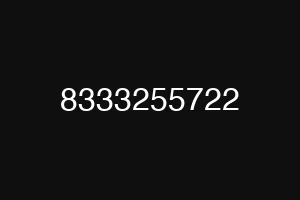 8333255722