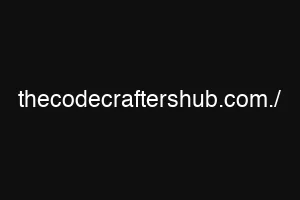 thecodecraftershub.com./